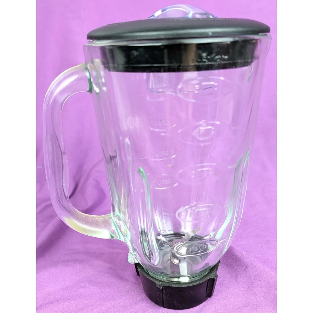 VTG Oster 5 Cup 1.25L Glass Blender Jar Lid Blade Fits Osterizers Beehive & 4242